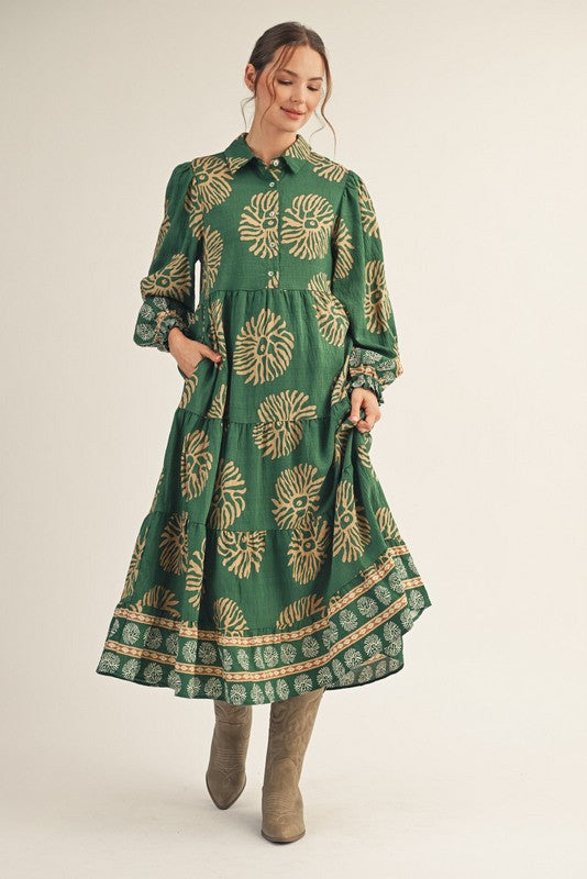Tiered Boho Dress