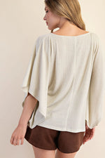 Shimmer Knit Top
