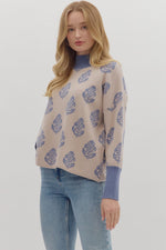Botanical Print Sweater