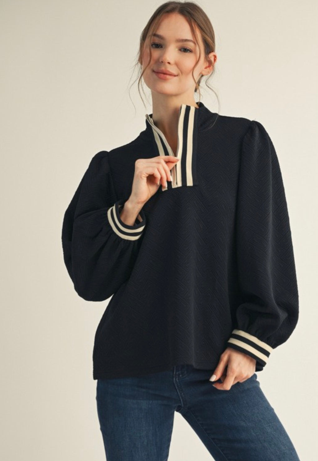 Peyton Textured Top