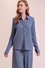 Pebbled Blouse