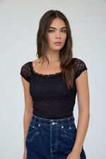 Lace Fitted Top