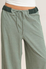 Cami Green Stripe Pants