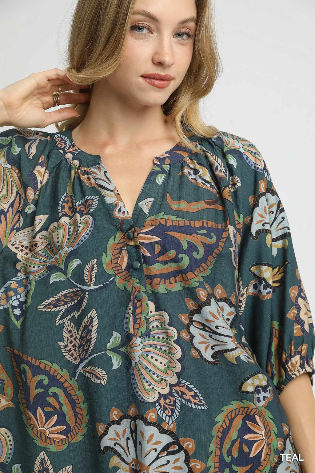 Boho Paisley Blouse