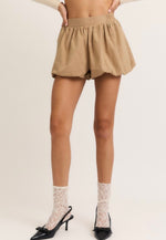 Poplin Puff Shorts