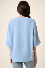 Front Pleat Dolman Top