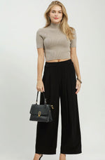 Wide Leg Slacks