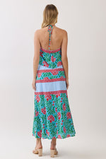 Sutton Mixed Print Maxi Skirt