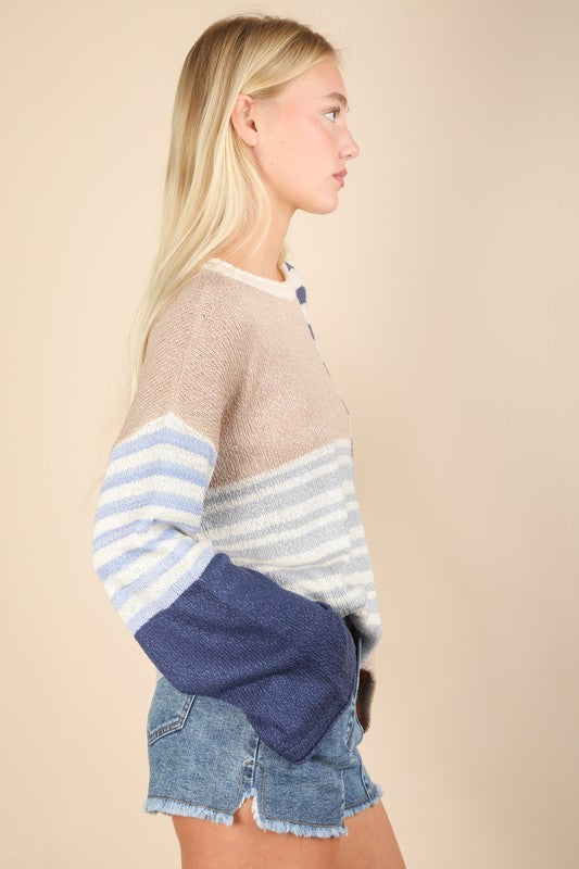Stripes and Blocks Sweater