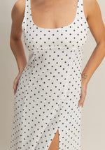 Polka Dot Midi Dress