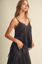Chocolate Lace Cami