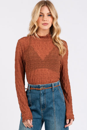 Mock Neck Top