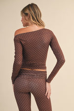Dot Off-Shoulder Top