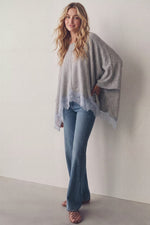 Lace Trim Pancho