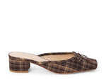 Geneva Plaid Mule