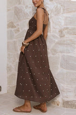 Smocked Polka Dot Midi