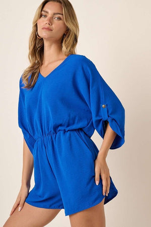 Tab Sleeve Romper