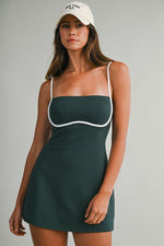 Contrast Binding Romper