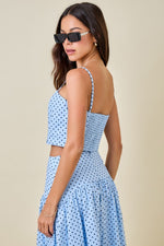 Polka Dot Crop Top