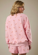 Pink Dog Sweatshirt