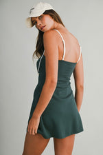 Contrast Binding Romper
