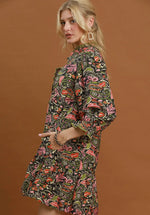 Boho Paisley Dress