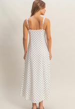 Polka Dot Midi Dress