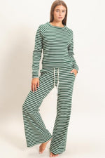 Waffle Stripe Top