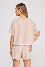 Soft Linen Embroidered Top