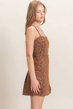 Paisley Twill Dress