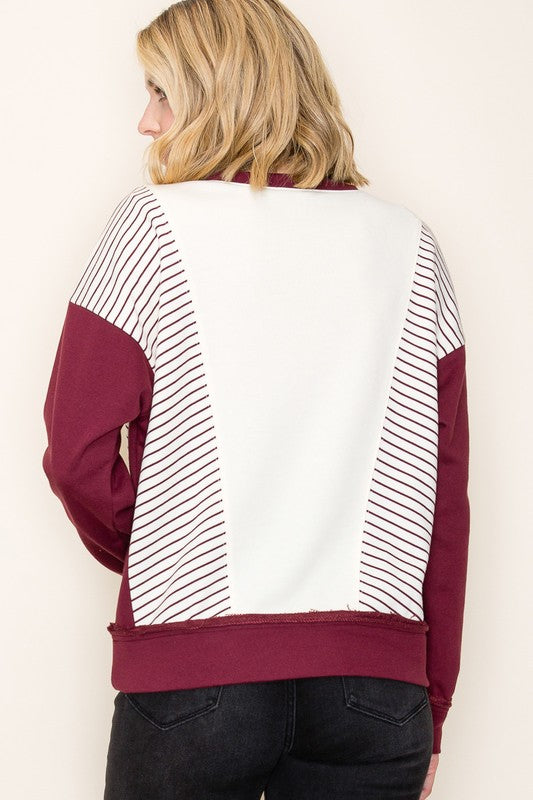 Solid & Stripe Sweatshirt