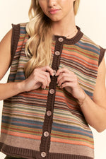 Striped Sweater Vest