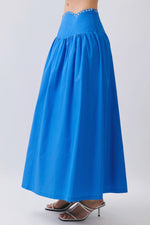 Studded Blue Skirt