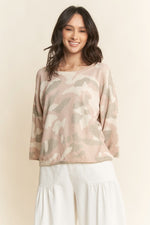 Relaxed Camo Sweater