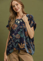 Burnout Velvet Top