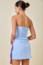 Overlapped Scallop Dress