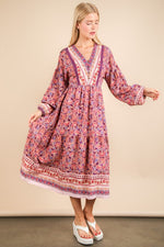 Bohemian Midi Dress