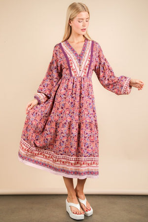 Bohemian Midi Dress