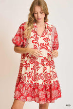 Boho Print Dress
