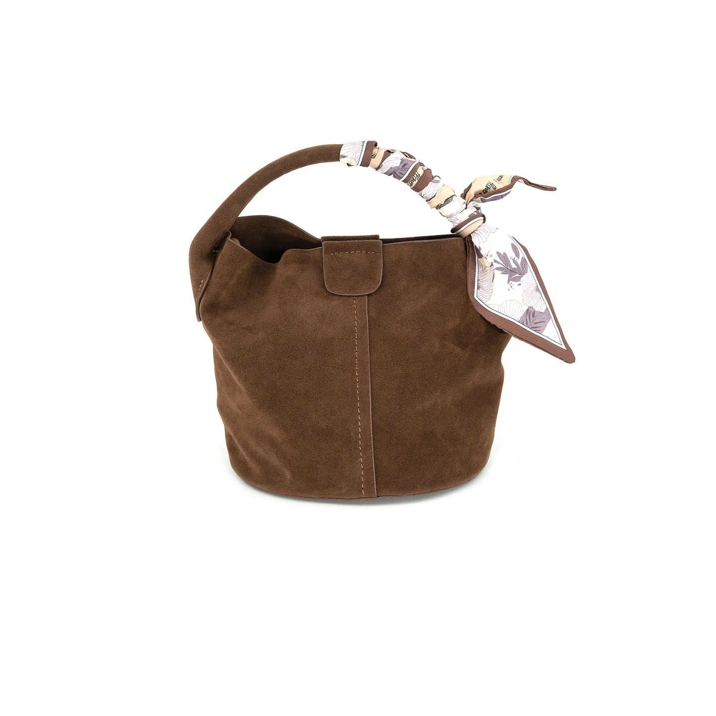 Suede Bucket Bag