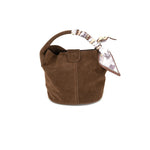 Suede Bucket Bag