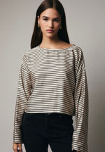Champagne Stripe Blouse