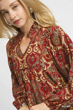 Boho Paisley Dress