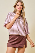 Striped Henley Sweater