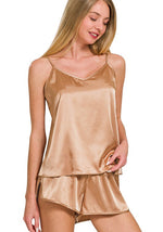 Short Satin PJ Set