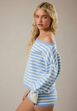 Stripe Oversized Sweater