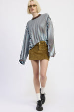 Striped Oversize Top
