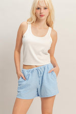 Relaxed Gingham Pants