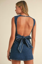 Denim Top & Skirt