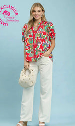 Floral Folk Art Top